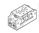 FESTO費(fèi)斯托氣路板底座，NAW-1/4-01-VDMA