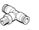 費斯托FESTOT標準型T形快插接頭JGH，QST-6-4