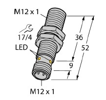 訂貨NI12U-EG18SK-VN4X，圖爾克圓柱形傳感器相關參數(shù)